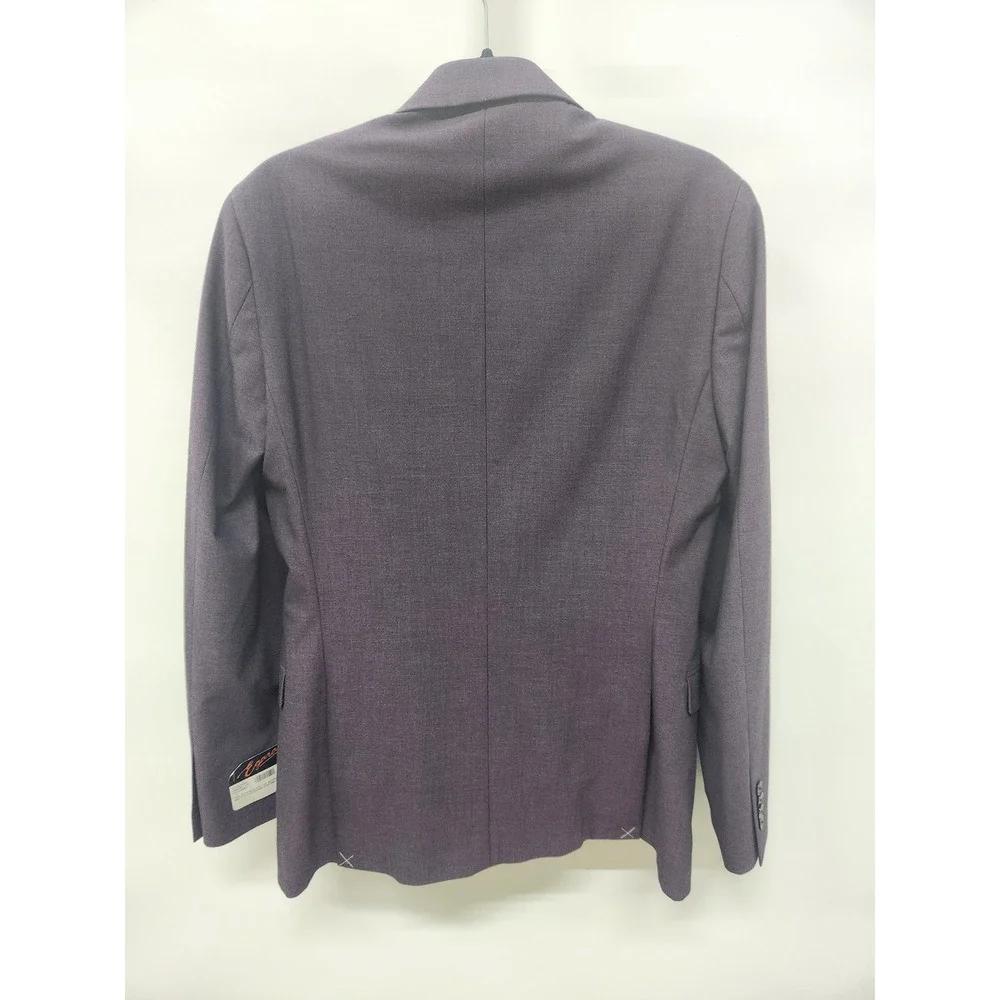 NWT Egara Mens Purple Skinny Fit Stretch Suit